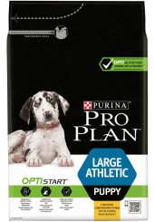 Pro Plan OptiStart Large Athletic Puppy сухой корм для щенков крупных пород с атлетическим телосложением с курицей 3 кг. 